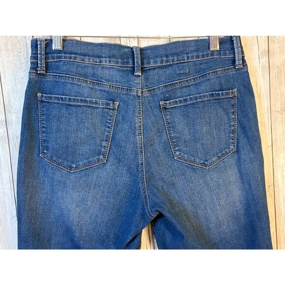 NYDJ Blue Crop Jeans Lift Tuck Technology Size 8 - Picture 8 of 8
